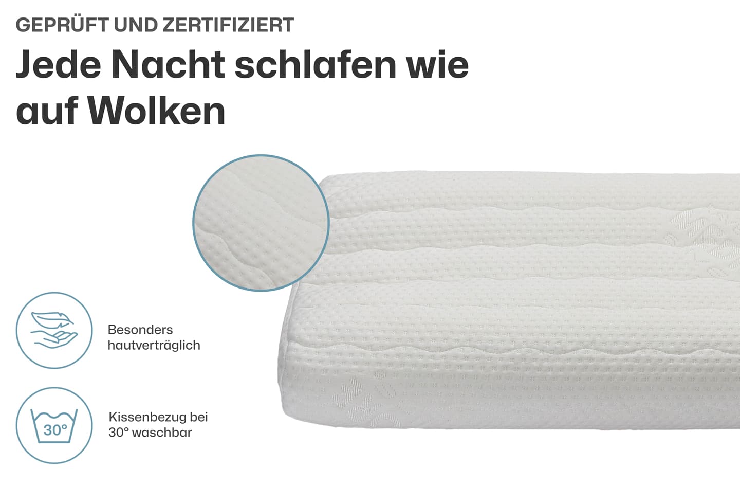 Baumwollbezug für Nackenkissen Thermo
